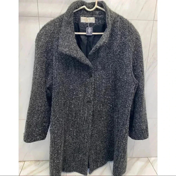 Vintage Sandro Wool Long Coat - Picture 1 of 4